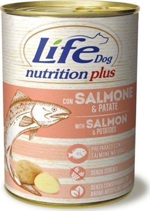 Picture of Life Pet Care LIFE DOG pusz.400g SALMON + POTATOES /24