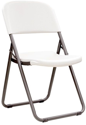 Picture of Lifetime Półkomercyjne krzesło składane Loop Leg (biały granit) (80155)