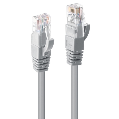 Attēls no Lindy 0.5m Cat.6 U/UTP Cable, Grey