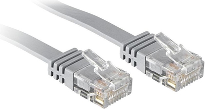 Attēls no Lindy 2m Cat.6 U/UTP Flat Cable, Grey