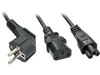 Picture of Lindy 30047 power cable Black C13 coupler C5 coupler