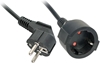 Picture of Lindy 30244 power extension 3 m 2 AC outlet(s) Indoor Black