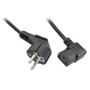 Picture of Lindy 30309 power cable Black 5 m CEE7/7 IEC 320