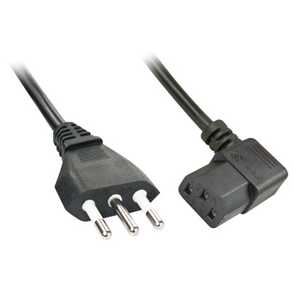 Attēls no Lindy 30346 power cable Black 2 m C13 coupler