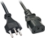 Picture of Lindy 30417 power cable Black 2 m C13 coupler