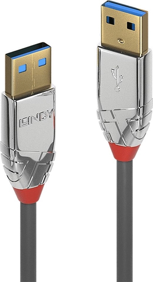 Picture of Lindy 36629 USB cable 5 m USB 3.2 Gen 1 (3.1 Gen 1) USB A Grey