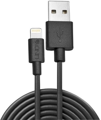 Attēls no Lindy 3m USB to Lightning Cable black
