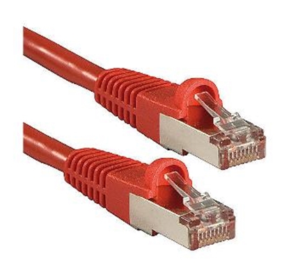 Picture of Lindy 47160 networking cable Red 0.3 m Cat6 S/FTP (S-STP)
