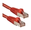 Attēls no Lindy 47160 networking cable Red 0.3 m Cat6 S/FTP (S-STP)