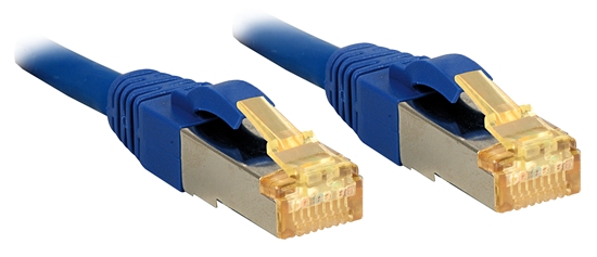 Picture of Lindy 47275 networking cable Blue 0.3 m Cat7 S/FTP (S-STP)