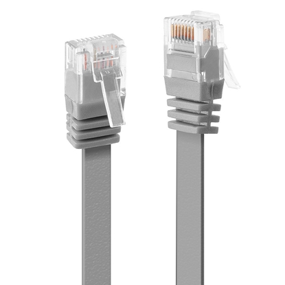 Picture of Lindy 5m Cat.6 U/UTP Flat Cable, Grey