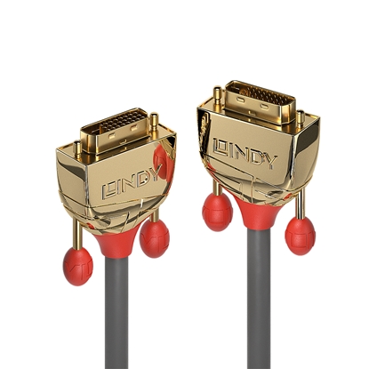 Attēls no Lindy 7,5m DVI-D Dual Link Cable, Gold Line