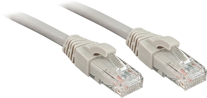 Изображение Lindy Cat.6 UTP 3m networking cable Grey Cat6 U/UTP (UTP)
