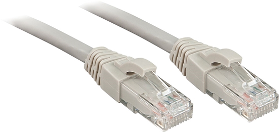 Picture of Lindy Cat.6 UTP 3m networking cable Grey Cat6 U/UTP (UTP)