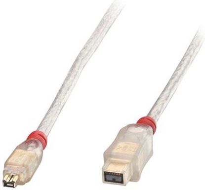 Picture of Lindy Firewire 9-pin - Firewire 4-pin, 10m, Biały