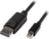 Picture of Lindy Mini DP to DP cable, black 2m
