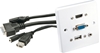 Picture of Lindy Wall plate VGA/HDMI/USB/3.5mm Stereo