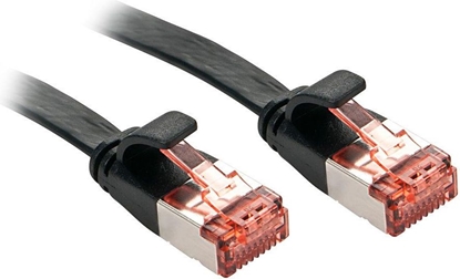 Picture of Lindy 0.3m Cat.6 U/FTP Flat Cable, Black