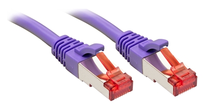 Изображение Lindy RJ-45 Cat.6 S/FTP 1m networking cable Violet Cat6 S/FTP (S-STP)