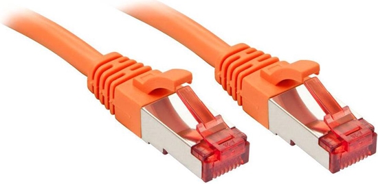 Picture of Lindy Rj45/Rj45 Cat6 5m networking cable Orange S/FTP (S-STP)