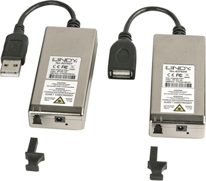 Picture of Lindy USB 2.0 MM Fibre Optic Extender 200m