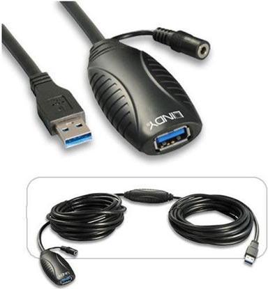 Attēls no Lindy USB 3.0 Active Extension 10m