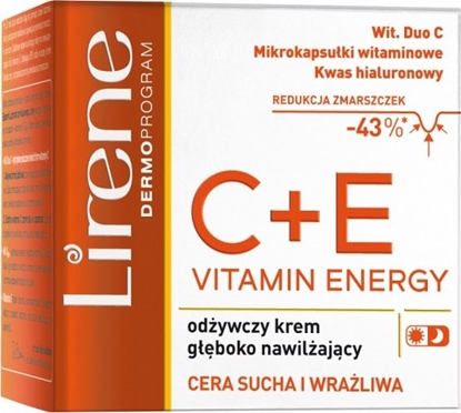 Picture of Lirene lirene krem do twarzy c+e vitamin energy nawilajcy 50ml