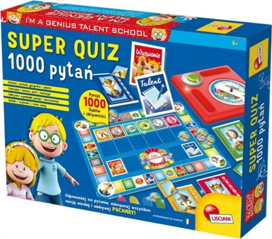 Picture of Lisciani Gra IM Genius Super quiz 1000 pyta