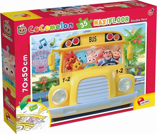 Picture of Lisciani LISCIANI COCOMELON DWUSTRONNE PUZZLE PODOGOWE 35 EL. MALI ODKTYWCY