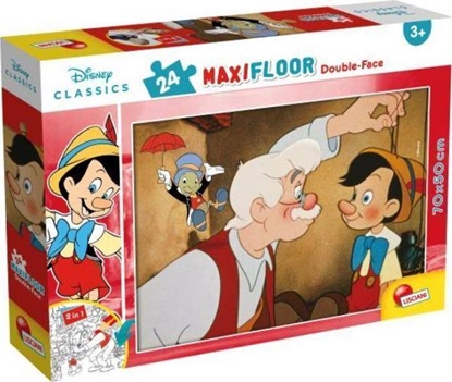 Изображение Lisciani Puzzle podogowe dwustronne Maxi 24 Pinokio