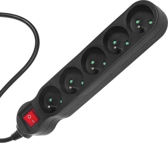 Picture of Listwa zasilająca 5g 5m MCE185 2300W czarna