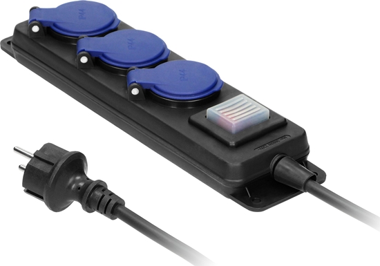 Picture of Listwa zasilajca Orno OR-AE-13192 3 gniazda 3 m czarna (OR-AE-13192/3M)