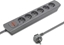 Изображение Listwa zasilajca Qoltec 6 gniazd 1.8 m szara (1_819456)