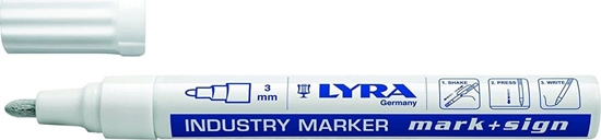 Изображение Lyra MARKER LAKIER.PERMANENTNY OKRAG.KOC.2-4MM BIAY LYRA LY040001 LYRA