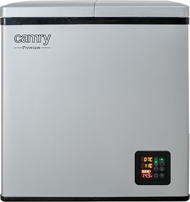 Attēls no Camry | Portable refrigerator with compressor | CR 8076 | Energy efficiency class | Free standing | Chest | Height 54.8 cm | Display | 40 dB | Grey