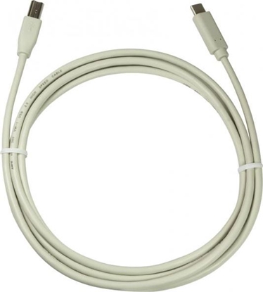 Изображение Kabel USB LogiLink USB-C - USB-B 1 m Szary (CU0160)
