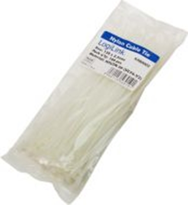 Picture of Organizer LogiLink Opaska zaciskowa Biay 100 sztuk  (KAB0002)