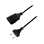Изображение Logilink Netzkabel Euro CEE 7/16 Stecker zu Dose, 2m schwarz