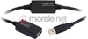Изображение Kabel USB LogiLink USB-A - USB-A 15 m Czarny (UA0145)