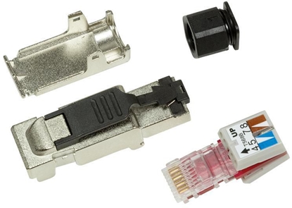 Picture of LogiLink Wtyk RJ45 kat.6A, ekranowany beznarzdziowy (MP0040)