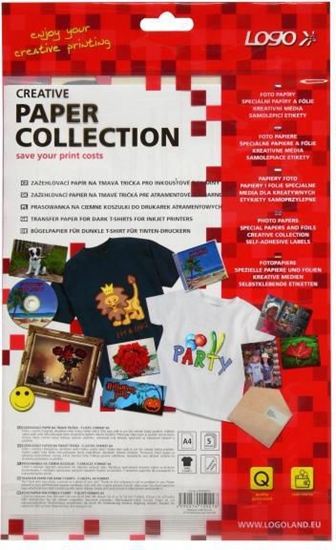 Изображение Logo Prasowanka, papier na ciemne koszulki, biay, A4, do drukarek atramentowych, L (15021)