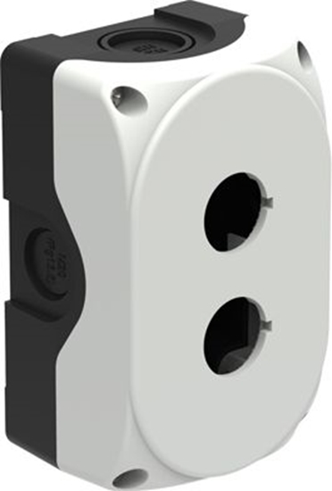 Изображение Lovato Electric Obudowa kasety 2-otworowa 22mm biała IP67 (LPZP2A8)