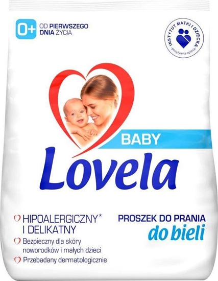 Picture of Lovela LOVELA_Baby hipoalergiczny proszek do prania ubranek niemowlcych i dziecicych do bieli 1,3kg