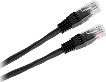 Изображение LP Patchcord kabel UTP 8c wtyk-wtyk 0,5m CCA czarny