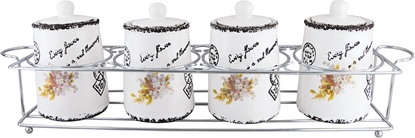 Picture of Maestro ZESTAW 4 POJEMNIKÓW NA PRZYPRAWY MAESTRO MR-20049-04CS