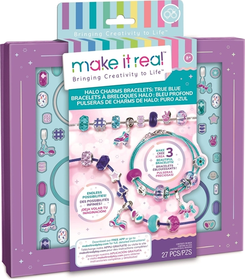 Picture of Make it real Zestaw do tworzenia bransoletek Halo Charms Blue