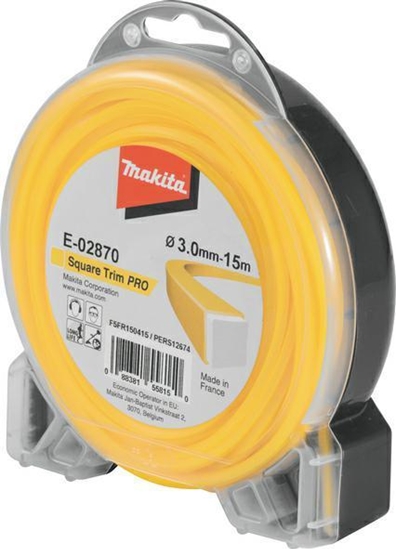 Picture of Makita Mähfaden 4kant 3,0mmx15m