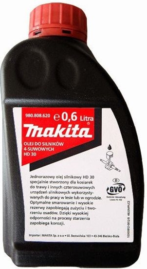 Picture of Makita Olej do silników 4-suwowych HD-30 0,6L (980808620)