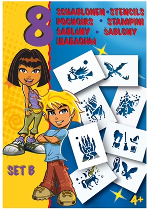 Picture of Malinos Blopens Schablonen Set B Fantasy
