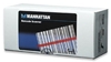 Изображение Manhattan Long Range CCD Handheld Barcode Scanner, USB, 500mm Scan Depth, Cable 1.5m, Max Ambient Light 30,000 lux (sunlight), Black, Three Year Warranty, Box